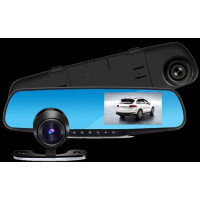 Автомобильный видеорегистратор зеркало  DVR 1388eh 2 камери