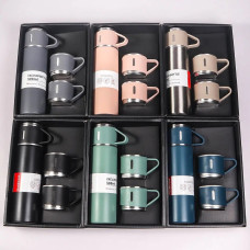 Термос LY-526 с двумя чашками, Vacuum cup