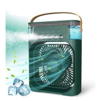 Мини кондиционер Air Cooler Fan 4в1, портативный, USB увлажнитель и ночник с LED подсветкой