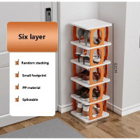 Полка для обуви и хранения вещей Shoe rack AND LY-581, с пятью уровнями