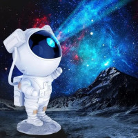 Галактичний проектор-нічник "Космонавт" 1367-1 з динаміком та керуванням через пульт.