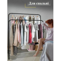 Многофункциональная стойка TW608 для одежды и обуви Black