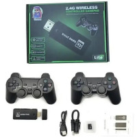 Компактна приставка Game Stick Lite M8 з HDMI виходом, 64 Гб пам'яті та двома джойстиками