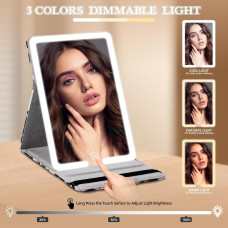 LED-зеркало аккумуляторное White для точного макияжа