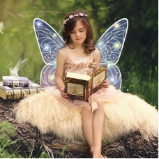 Крылья феи "Shadow Angel", LED подсветка и подвижный механизм