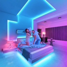 LED лента из силикона, 5 м, многоцветная модель