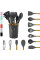 Комплект кухонных аксессуаров Kitchen Set, 12 предметов, стильный черный