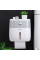 Держатель для туалетной бумаги с полкой в ванную пластиковый Ecoco Towel Holder настенныйAA2-2