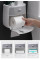Держатель для туалетной бумаги с полкой в ванную пластиковый Ecoco Towel Holder настенныйAA2-2