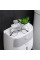Держатель для туалетной бумаги с полкой в ванную пластиковый Ecoco Towel Holder настенныйAA2-2