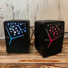 Колонки JEDEL S554 для ПК и ноутбуков RGB 2.0 с USB-подключением