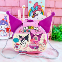 Дитячий косметичний набір Kuromi 26 предметів у кейсі для дівчаток