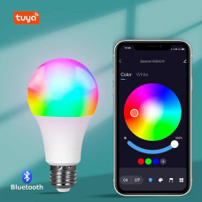Умная лампочка Tuya E27 RGB LED Bluetooth управление через телефон