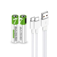 Батарейки AAA Smartools USB TypeC 1.5V 750mWh комплект 2 шт.