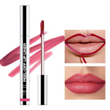 Помада и контур для губ матовый Peel-Off Lip Liner 00/02 оттенки красный и коричневый
