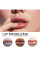 Помада и контур для губ матовый Peel-Off Lip Liner 00/02 оттенки красный и коричневый