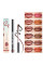 Помада и контур для губ матовый Peel-Off Lip Liner 00/02 оттенки красный и коричневый