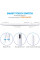 Магнитный стилус Stylus Pen IOS для письма и рисования с дисплеем LED White