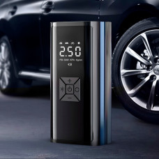 Аккумуляторный насос компрессор 2в1 для шин с LED дисплеем от аккумулятора или прикуривателя