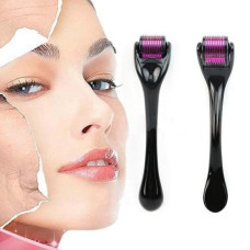 Mезороллер для кожи Derma Roller 540 микро иголочек, Дермароллер массажер портативный