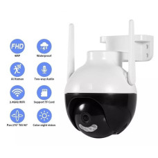 Уличная видеокамера 360 6 МП IP поворотная CAMERA Ap ICSEE 6 mp поворотная для улицы и дома с ночной съемкой