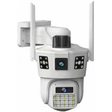 Уличная 4G IP-камера видеонаблюдения SD39 с двумя объективами (6 Мп)