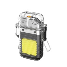 Зажигалка электроимпульсная USB Double Arc Lighter водонепроницаемая Черный