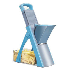 Багатофункціональна овочерізка з контейнером Vegetable Cutter 223-6 регульована товщина нарізки