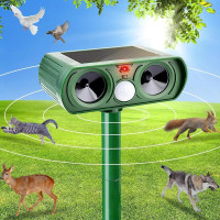 Ультразвуковой отпугиватель кротов и змей Solar Pest Repeller на солнечной батарее