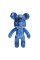 Флюидный медвежонок Punk Fluid Bear Bearbrick — набор для творчества DIY с красками, 23 см