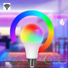 Умная лампочка LED Tuya WiFi Bluetooth управление через приложение 9W