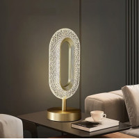 Лампа настільна Creative Table Lamp 16, три види світіння, прикрашена кристалами та діамантами