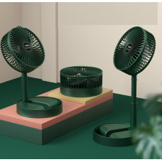 Настільний акумуляторний складаний вентилятор Telescopic Folding Fan з регулюванням за висотою