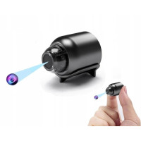 Wi-Fi IP-камера X5 з кутом огляду 160°, нічним баченням і детектором руху, black