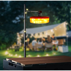 Фонарь кемпинговый MH8208 с гирляндой, теплый свет, защита IPX4, аккумуляторный