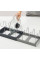 Сушилка для посуды DISH RACK из прочной нержавеющей стали, расширяемая