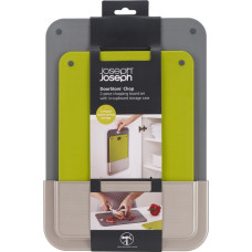 Двухсторонний набор разделочных досок Joseph Joseph с кейсом и креплением на шкаф