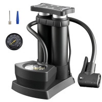 Двоциліндровий ножний насос Air Pump AND 521-2414 з манометром, тиск до 160 PSI