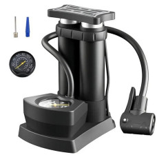 Двухцилиндровый ножной насос Air Pump AND 521-2414 с манометром, давление до 160 PSI