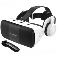 Окуляри віртуальної реальності Shinecon SC-G06ED+ з пультом Y1 навушниками 3D VR-шолом для смартфонів