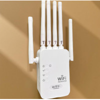 Репитер Wi-Fi двухдиапазонный 2.4/5 ГГц 1200 Мбит/с 6 антенн RJ45 режим AP