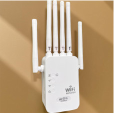 Репитер Wi-Fi двухдиапазонный 2.4/5 ГГц 1200 Мбит/с 6 антенн RJ45 режим AP