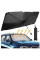 Солнцезащитный автозонт складной Car Umbrella 140×78 см черный для лобового стекла