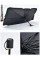 Солнцезащитный автозонт складной Car Umbrella 140×78 см черный для лобового стекла