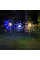 Светодиодный газонный светильник на солнечной батарее «Фейерверк» 180 LED теплый белый IP65 телескопический
