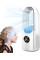 Безлопастной вентилятор Air Multiplier увлажчнение подсветка 6 скоростей аккумулятор USB белый