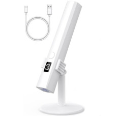 USB УФ LED лампа для сушіння нігтів, акумуляторна, 3 Вт, з дисплеєм і таймером