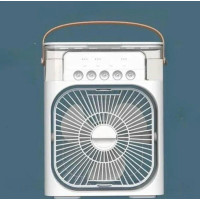 Міні портативний кондиціонер-зволожувач повітря AIR COOLER FAN 4 в 1 резервуар 600 мл підсвітка