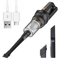 Беспроводной автомобильный пылесос LY-816 с HEPA фильтром и насадками USB Type-C