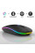 Миша бездротова Bluetooth 2.4Ghz з RGB-світлом чорна